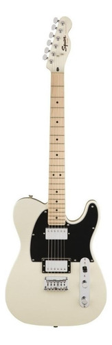 Guitarra elétrica Squier by Fender Contemporary Telecaster HH de  choupo pearl white brilhante com diapasão de bordo