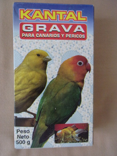 Grava Para Canarios Y Pericos Marca Kantal 500 Gr