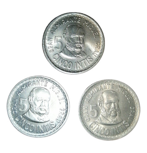 Moneda De 5 Intis  1986
