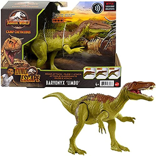 Jurassic World Baryonyx Limbo Con Articulaciones Y Sonidos