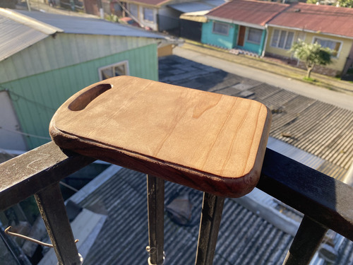 Tabla Mini Picar Carne Wagyu Madera Natural Hecha A Mano