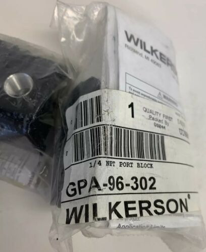 New Wilkerson Gpa-96-302 1/4 End Block Connector Fast S Bby