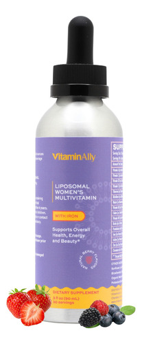 Vitaminally Multivitamínico Líquido Para Mujeres Con Hierro