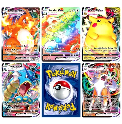 Kit 10 Cartas Pokemon Vmax