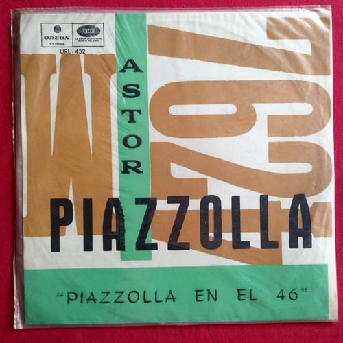 Piazzolla En El 46 Lp Industria Uruguaya Muy Bueno, Gardel