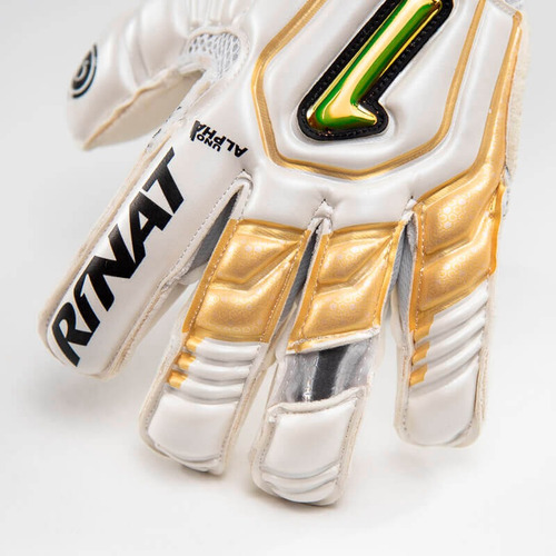 Imagen 3 de 7 de Guante De Portero Rinat Uno Spines Alpha Oro