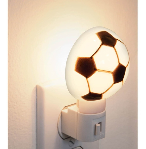 Luz De Noche Con Lámpara E12, Balón Soccer, Volteck