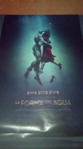 Poster Original De Cine- La Forma Del Agua- Shape Of Water-