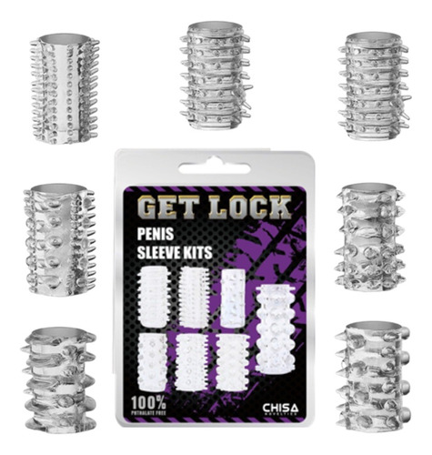 Fundas Para Pene Get Lock Penis Con Diferentes Texturas