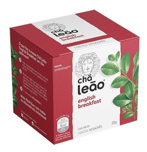 Imagem 1 de 1 de Chá Leão Premium - English Breakfast 10 Sachês