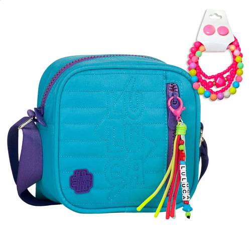 Bolsa Luluca Pequena Menina Original Criança Nylon Mini Bag