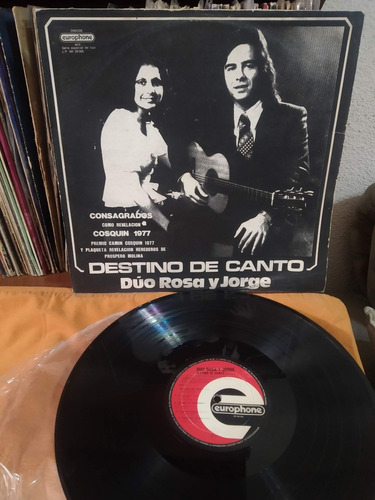 Dúo Rosa Y Jorge - Destino De Canto Vinilo Lp Sin Girar