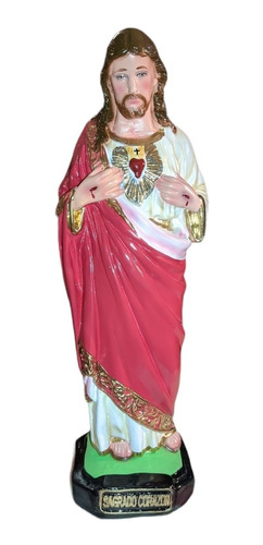 Imagen 1 de 4 de Sagrado Corazón De Jesus Estatuilla, Figura.
