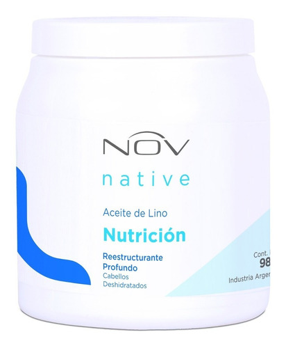 Nutrición Nov Aceite De Argan / Lino / Keratina 980gr