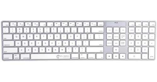 Teclado E Elsra Smart,  Blanco/con Funda De Silicona