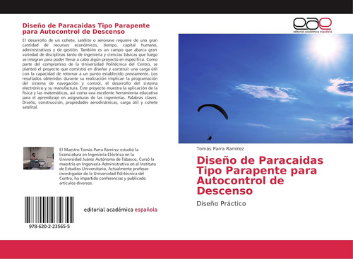 Libro: Diseño De Paracaidas Tipo Parapente Para Autocontrol