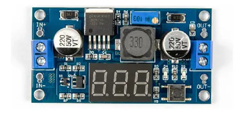 Módulo Touch Step-up Lm2577 Voltímetro 4-35v 2.5a Max Dc-dc