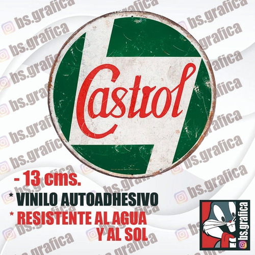 Sticker Castrol Vintage
