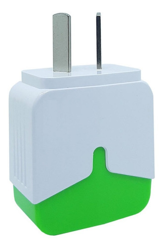 Imagen 5 de 7 de Cargador Usb Carga Rapida Doble Puerto Celular Tablet