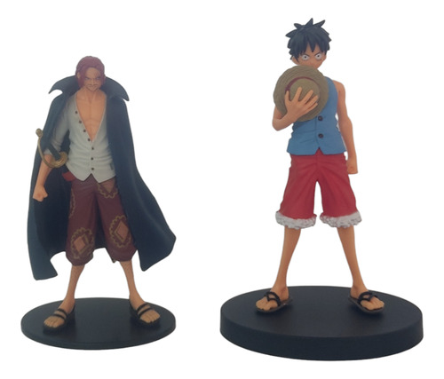 One Peace Luffy Figura Coleccion Shanks Figura Anime 2 Pz