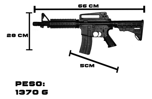 Rifle De Entrenamiento Replica Rifle R-15 Resistente Elite