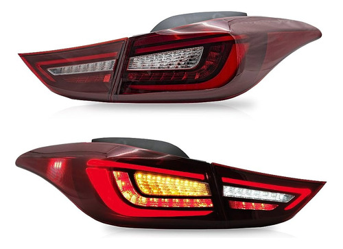 Stop Hyundai I35 Elantra 2012 2016 Tubo Led+ Secuencial Giro