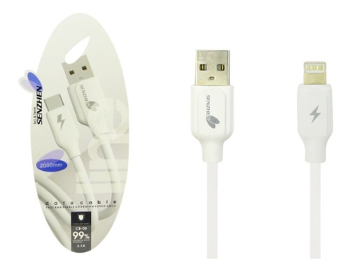 Cable Compatible iPhone Reforzado 2 Metros 3.1a + Envio