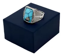 Comprar Padrísimo Anillo De Plata .925 Modelo  Turquesa Persa  Turquesa 10