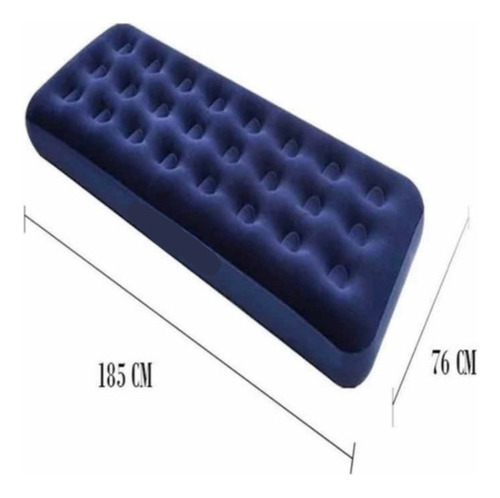 Colchon Inflable Individual Pavillo Modelo 67000 Color Azul