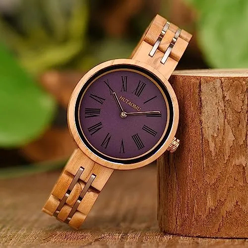 Reloj de pulso de madera new arrivals