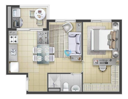 Imagem 20 de 22 de Apartamento Com 1 Dormitório À Venda, 42 M² Por R$ 240.000,00 - Jardim Tupanci - Barueri/sp - Ap2265