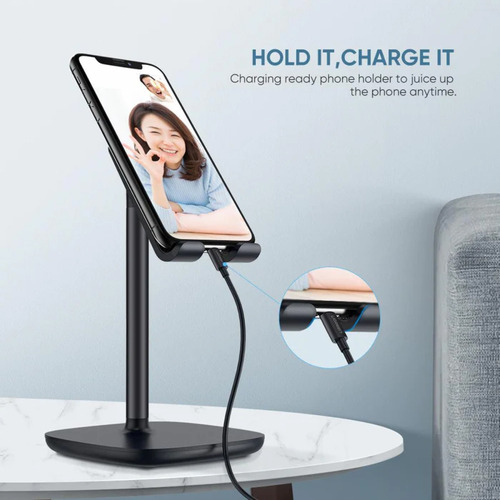 Ugreen Soporte Smartphone De Escritorio Multiángulo Negro