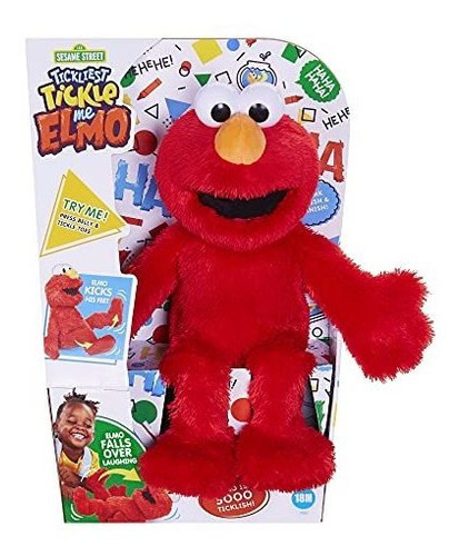 Sesame Street Tickliest Tickle Me Elmo, Laughing, 4lr9q
