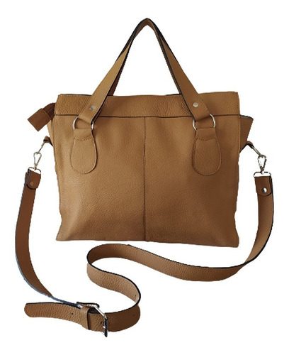 Bolso De Cuero Vacuno De Piel Fabricamos Modelo Carla Color Suela