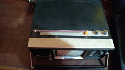 Radio Tv Crown All Transistor Tv - Radio Fm Am Japan (Usado)