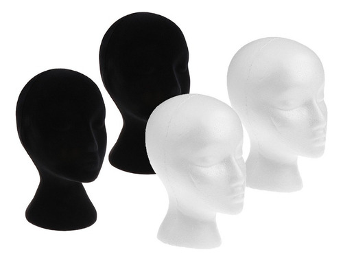 4 Units Mannequin Head Models 2024