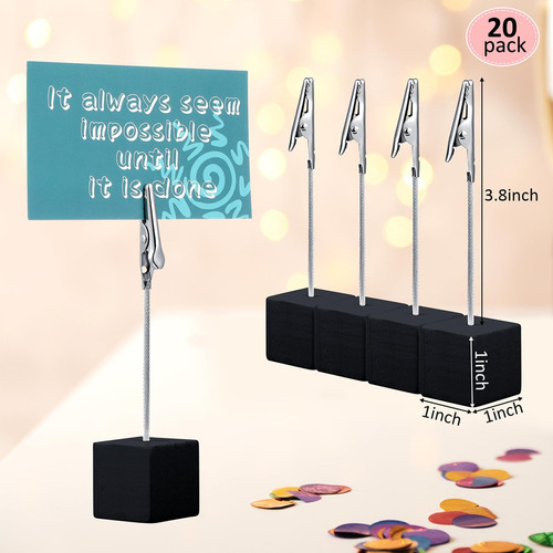 Soporte De Clip Base De 20 Piezas Con Clip De Piel De Cocodr