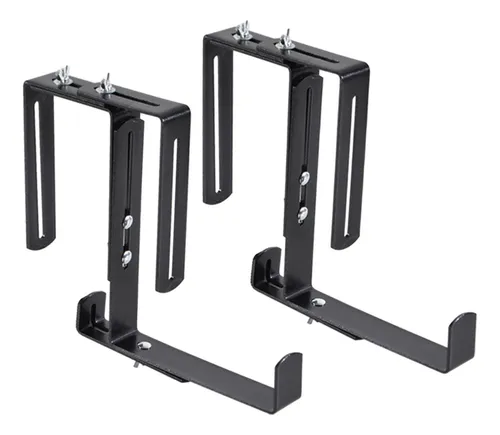 2 Soportes Para Macetas Que Se Adaptan A Barandas De Terraza
