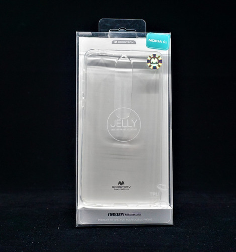 Funda Nokia 6 2018 Goospery Tansparente Jelly Case