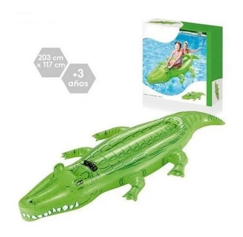 Cocodrillo Inflable Pileta Bestway 200x117 Cm Piu Online