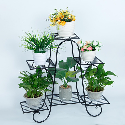 Soporte Para Plantas, Soporte De Exhibición De Metal, Patio