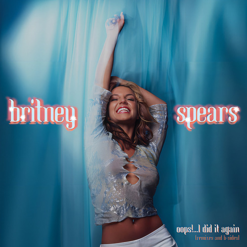 Britney Spears Opa!... I Did It Again remixa vinil azul