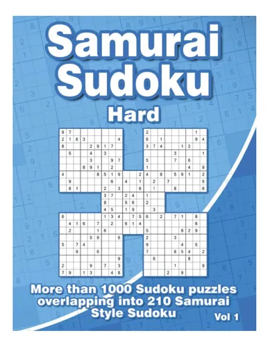 comprar Libro: Samurai Sudoku Difícil: Libro Avanzado De Sudoku Para