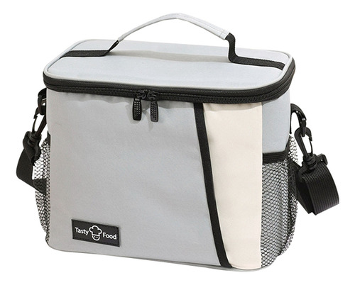Bolsa Termica Lancheira Fitness Marmita Caixas E Bolsas Térm Cor Cinza