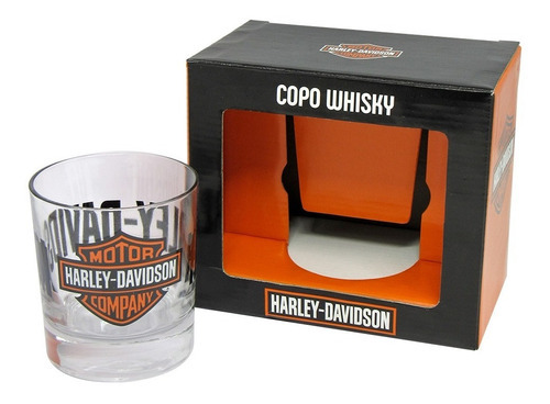 Copo Whisky Atol Harley Davidson 310ml - Clube Motoqueiro