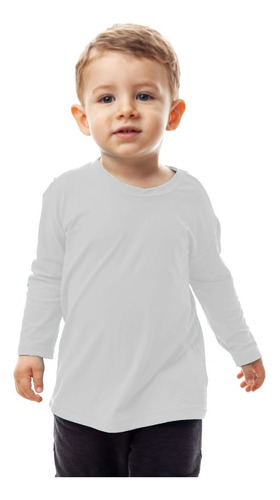 Kit 2 Camisetas Infantil Manga Longa Dryfit Proteção Uv 50 