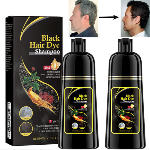 V 2x Shampoo Com Corante Para Cobrir Cabelos Grisalhos