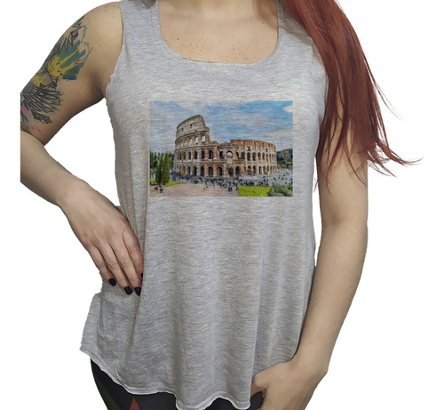 Musculosa Dama Coliseo Romano Monumento Imperial M1