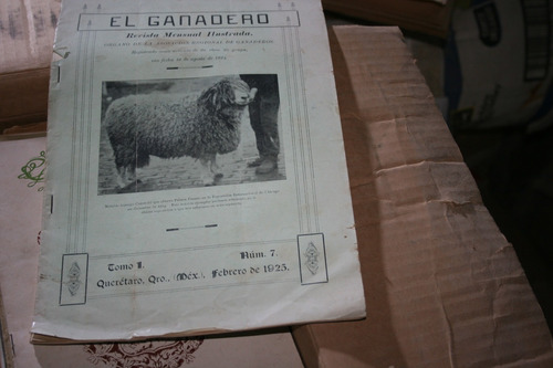 Revista El Ganadero , Febrero 1925 , Tomo 1 , Numero 7  , Qu