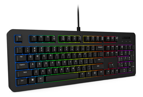 Teclado Para Juegos Lenovo Legion K310 Rgb Con Cable Resiste